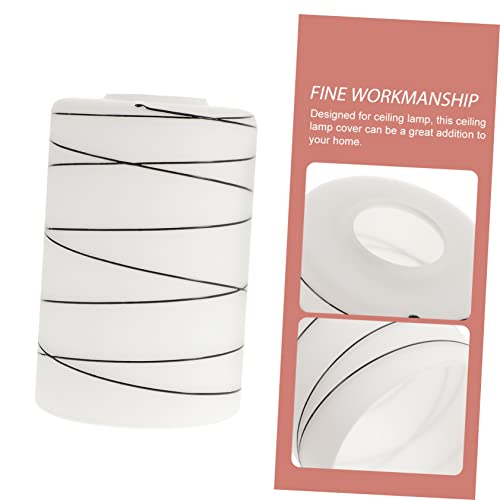 Uonlytech 4 Pz Linea Paralume in Vetro Coperture