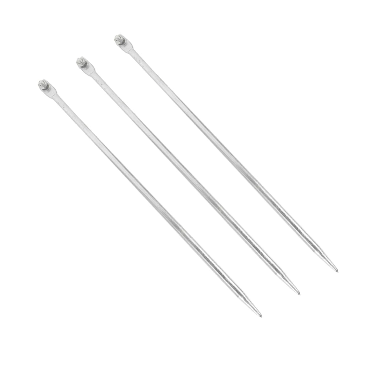 Kit de 3 varillas de tierra robustas de hierro galvanizado y 50cm de alta durabilidad