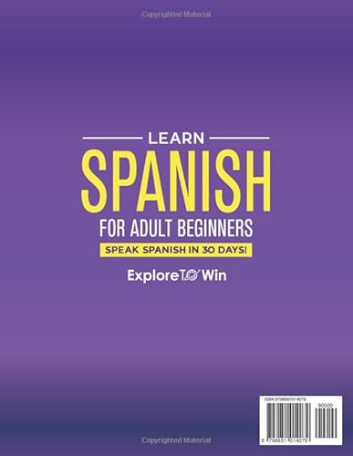 Independently Published Towin, Explore Learn Spanish For Adult Beginners: 5 Books In 1: Speak Spanish In 30 Days! thumb #1