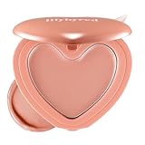 lilybyred Luv Beam Cheek Balm | Heart-Shaped Korean Cream Blush, Semi-Matte Finish, Long-Lasting, Blendable & Buildable, Soft Creamy Texture, Lightweight, Natural Flush, 0.12 oz. (11 Cozy Peach Beige)