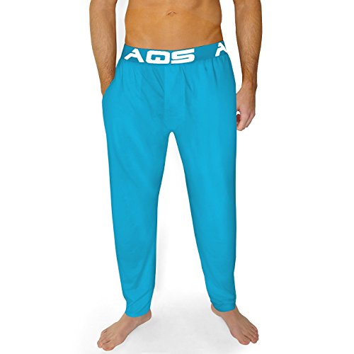 aqs Men's Lounge Pants (Medium) Light Blue