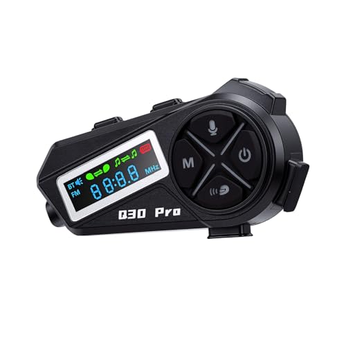 Auriculares Bluetooth para casco Fabater con pantalla LED y sonido HiFi 4