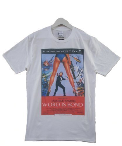 Actual Fact ODB James Bond 007 Wu Tang Clan Hip Hop Camiseta Cuello Redondo Blanca - blanco, X-Large, Blanco