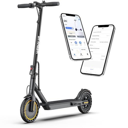 Image of WERHY Electric Scooter, 350W Powerful Motor & 8.5'' Solid Tire, 15 Miles