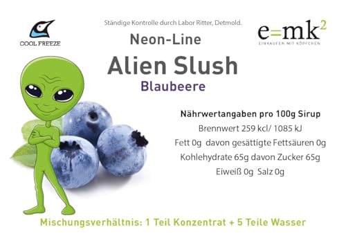 Alien Slush-Sirup 5 L Blaubeere von Cool Freeze | Konzentrat im Kanister für ca. 150 Portionen | Premium-Qualität direkt vom Hersteller – Bild 5