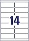 AVERY Zweckform J8163-25 Adressetiketten/Adressaufkleber (350 Etiketten, 99,1x38,1mm auf A4, bedruckbar, selbstklebend, für DIN lang Briefkuverts, Papier matt, Inkjet-Drucker) 25 Blatt, weiß