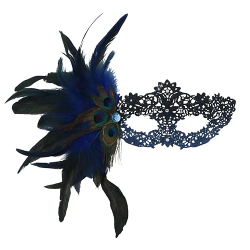 Masque en plumes Halloween et événements festifs pour déguisement adulte