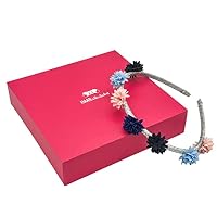 Haarallerliebst Cerchietto per capelli con fiori per ragazze