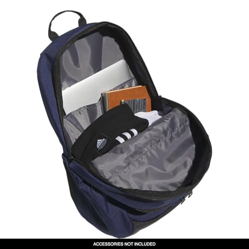 Image of adidas Striker 3 Team Sports Backpack - Daypack for Sports Gym Travel, 36L, Navy Blue, OSFA