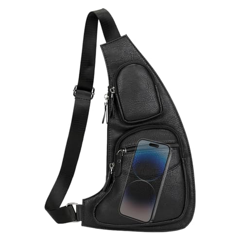 Bolsa de cuero de piel sintética plateada, riñonera de viaje y mochila antirrobo