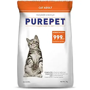 PurePet Mackerel Cat Adult,Dry, 7 Kg