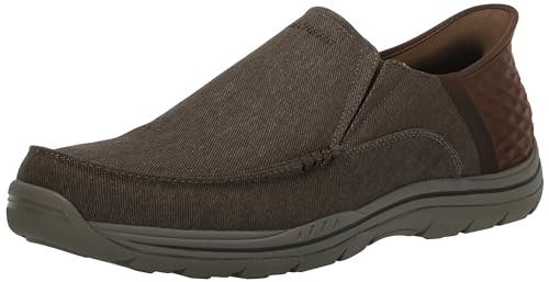 Image of Skechers Men's USA Expected - Cayson Moc Toe Canvas Slip-Ins