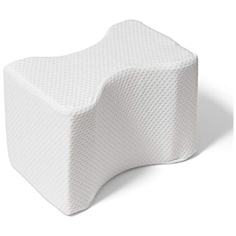 Proheeder Knee Pillow for Sleeping on Side - Memory Foam Knee Cushion Used Between Legs, Knees and Ankles to Help Alleviate Lower Back, Hip, Knee and Sciatic Pain - Pressure Relief Knee Cushion Cover