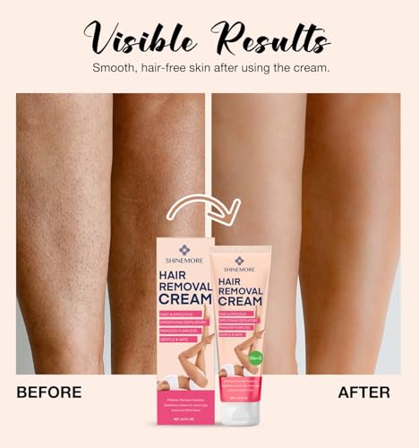 Intimate Hair Removal Cream for Women: Effective Painless Flawless Depilatory Cream for arms legs chest and Pubic Area - Suitable for All Skin Types 120ml