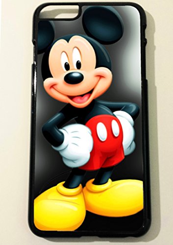 Iphone 6 Plus Mickey Mouse Black Hard Phone Case