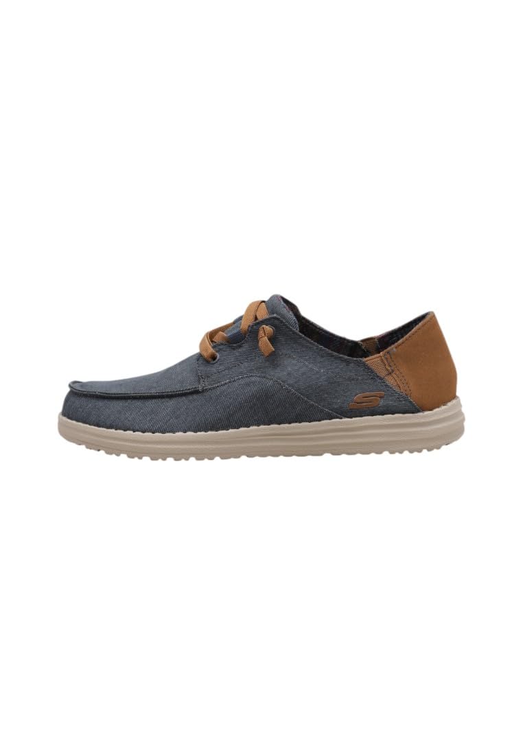 Skechers Relaxed Fit Melson Planon, Zapatos Hombre, Navy, 43 EU
