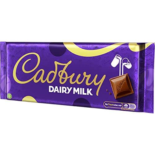 Cadbury Dairy Milk Chocolate Bar, Smooth & Creamy Milk Chocolate, Perfect for Gifting or Sharing, 360 g (Pack of 1)