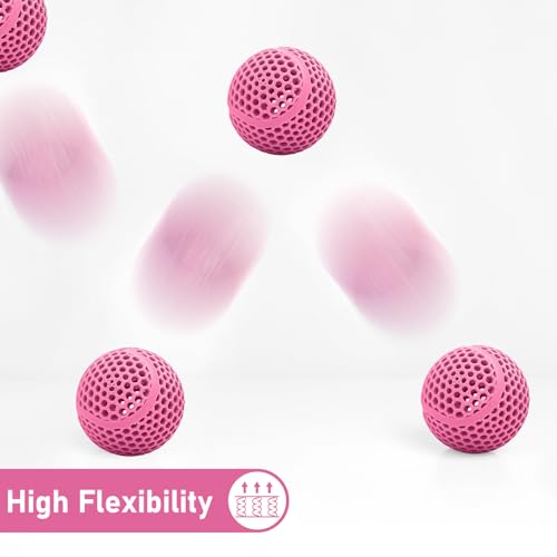 Image of YXPOLYER Flexible PLA Food-Grade 92A Soft PLA 3D Printer Filament 1.75mm 1KG for Printing Dog Chew Toys and Highly Elastic Bouncy Airless Basketball Pet Ball, Pink