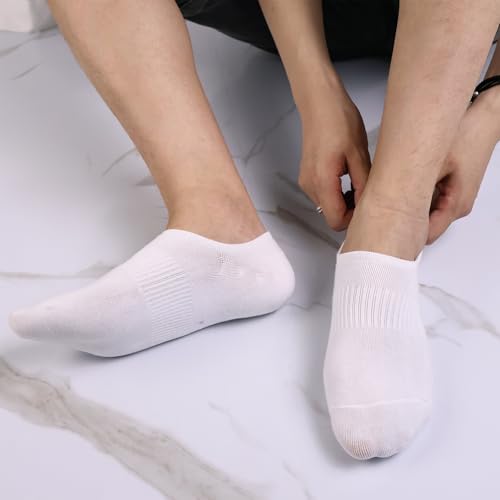 Mens No Show Socks 3 Pack Non-Slip Short Socks Low Cut Size 8-10/10-132