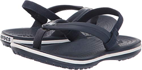 Crocs Unisex Kinder Crocband Strap Flip K Flip, Navy, 22/23 EU
