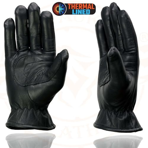 Image of Milwaukee Leather Women's Leather Lightweight Motorcycle Lined Driving Hand Gloves - X-Small