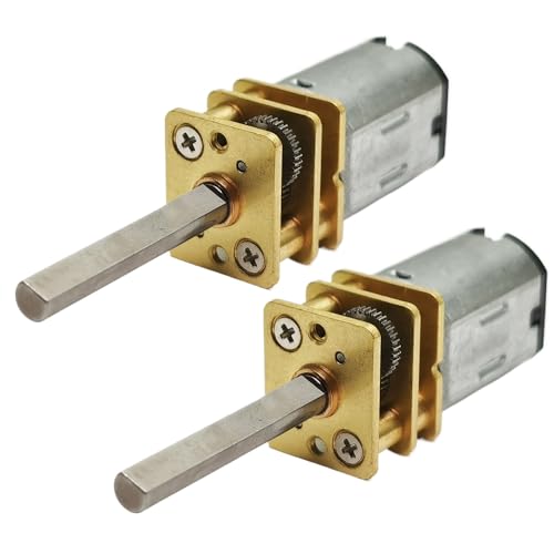 Moteur GA12 N20 à engrenages avec axe de 20 mm de long 12V 4000 tr/min