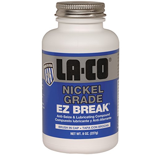 Image of Markal EZ Break Nickel Grade Antiseize Paste, 2600 Degree F Temperature, 8 oz Jar with Brush in Cap