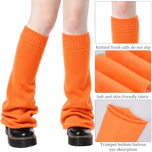 Image of Moon Wood Leg Warmers for Girls Women Kawaii Harajuku Flared Knitted Leg Warmer Goth Cute Lolita Socks