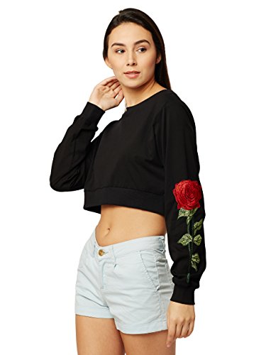 Image of Miss Chase Women's Cotton Regular Fit Crop Top