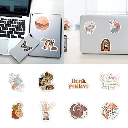 image for CAKOLINK Vintage Aesthetic Stickers 50 Pcs, Vinyl Waterproof Stickers 