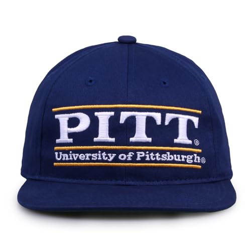 The Game NCAA Pittsburgh Panthers, Unisex Retro Bar Design Hat, Adjustable, One Size