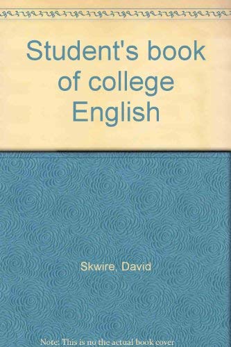 Student's book of college English 0024783307 Book Cover