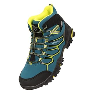 Mountain Warehouse Soft Shell Kids Boots Lightweight Durable Breathable Synthetic Upper with Mesh Lining High Traction Outsole Phylon Midsole