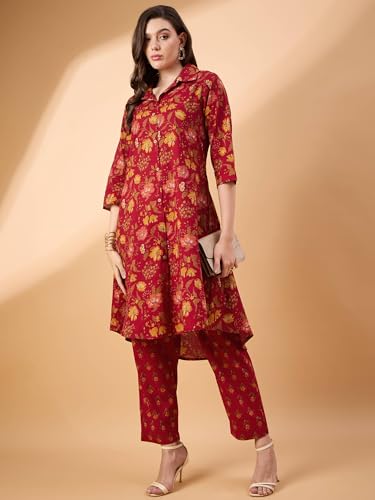 Image of TANISHA Women's Cotton Blend Co-ord Set