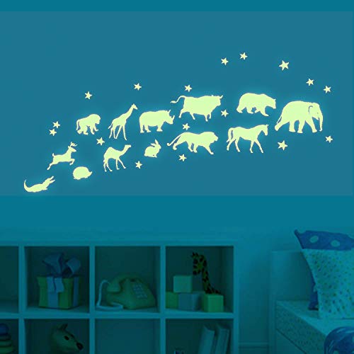 Vinilo decorativo niños animales fosforescentes BENBO miniatura 5