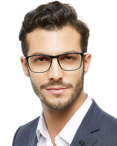 MARE AZZURO Lightweight Reading Glasses 2.00 Men Designer Readers 1.0 1.25 1.5 1.75 2.0 2.25 2.5 2.75 3.0 3.5 4.0 5.0 6.0 (Transparent, 200)