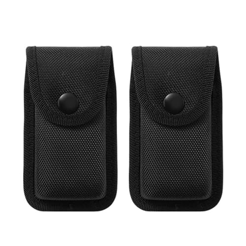 RIVDEE Messerscheide, Taschenmesser Hülle mit Gürtelschlaufe, für Taschenmesser Klappmesser Innerhalb (Zwei)