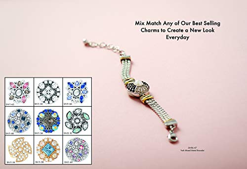 Ginger Snaps Vintage Holiday Truck Charm Accessory | Interchangeable, Customizable & Adjustable Snap Jewelry Collection | Button Charms For Necklaces, Bracelets & Rings | Standard Size | Sn19-43 #TOP2