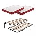 HOGAR24 ES Cama Nido Metálica Reforzada + 2 Colchones Viscoelásticos Viscoplus 15, 80x190