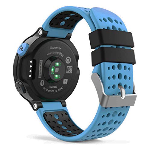 Image of Band Compatible with Garmin Forerunner 235, Soft Silicone Replacement Watch Band Strap Wristband for 220 /230 /235 /620 /630 /735XT /235 Lite Smart Watch for Women Men