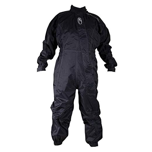 Richa Typhoon - Mono impermeable para motocicleta, color negro
