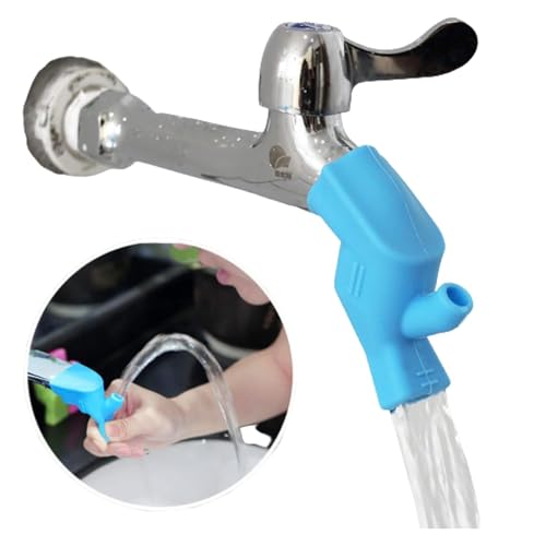 Image of Jowxsx 4Pcs Faucet Water Tap Extender Spout for Kids, Toddlers,and Babies Safe, and Easy to Install Sink Extender for Your Home Bathroom or Kitchen, Kids' Bathroom Safety Products