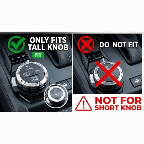 Image of for Toyota Tacoma 2024-2026 & 4Runner 2025-2026, 14-Inch Screen Aluminum Alloy Knob Cover Trim - Fits Push Start, AC, Volume & 4WD Gear Switch (Silver, 6-Piece Set)