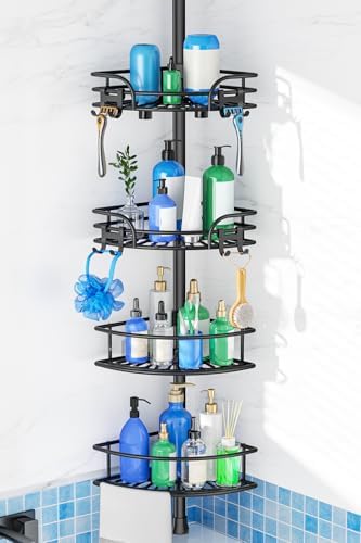 HAMITOR Corner Shower Caddy T...
