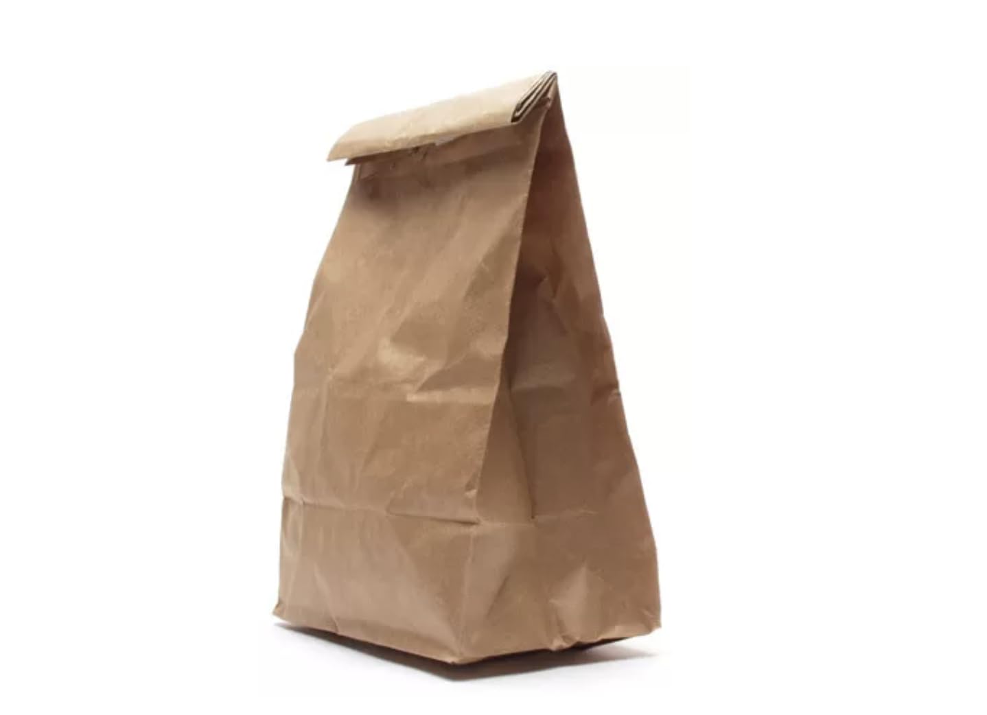 MEERO LONDON 50 Brown Paper Kroft Bags 250mm (W) x 140 mm (Gusset) x 400 mm (H) - 80 g./m2 with 100% Pure Kraft Paper for Grocery, Snack, Lunch, Birthday, Xmas Party Supplier and Wedding