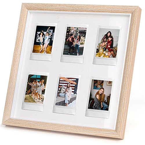 Consejos para Comprar pantalla polaroid los mejores 5. 44 Peosaard Marcos de Fotos de Madera, Marco Fotos Polaroid, Marcos Madera 11 x 11, Montaje en Pared o Escritorio, Pantalla Polaroid Decorativa a Prueba Polvo para decoración del...