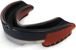 Protetor Bucal Boxe/Muay Thai Kickboxing/Mma - Maxmium (Preto e Vermelho)