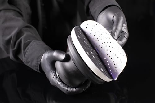 Image of 3M Cubitron II Hookit Clean Sanding Abrasive Disc 31468, 3 in, 1000+ Grade, Pack of 50 Discs, Virtually Dust-Free, High Performance, Long Lasting, Multi-Hole Pattern, for Automotive Sanding