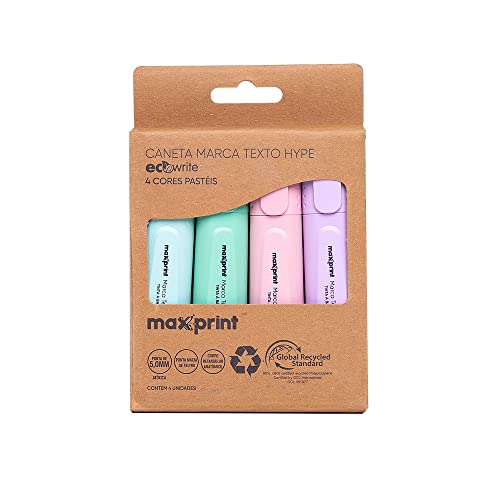 Marca Texto Ecowrite Hype Patel Maxprint- Cx c/4