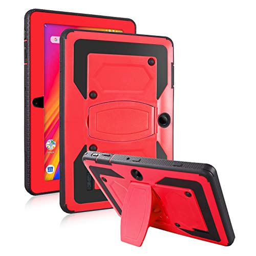 FIEWESEY for Dragon Touch Y88X Pro/Y88X Plus Case,Rugged case for iRULU X37/YUNTAB Q88/Tagital T7K/ZONKO 7"/LAMZIEN 7"/MEIZE 7"/Contixo 7â€/LAMZIEN 7"/Haehne 7"/CARRVAS Kids tablet 7 Inch (Red)